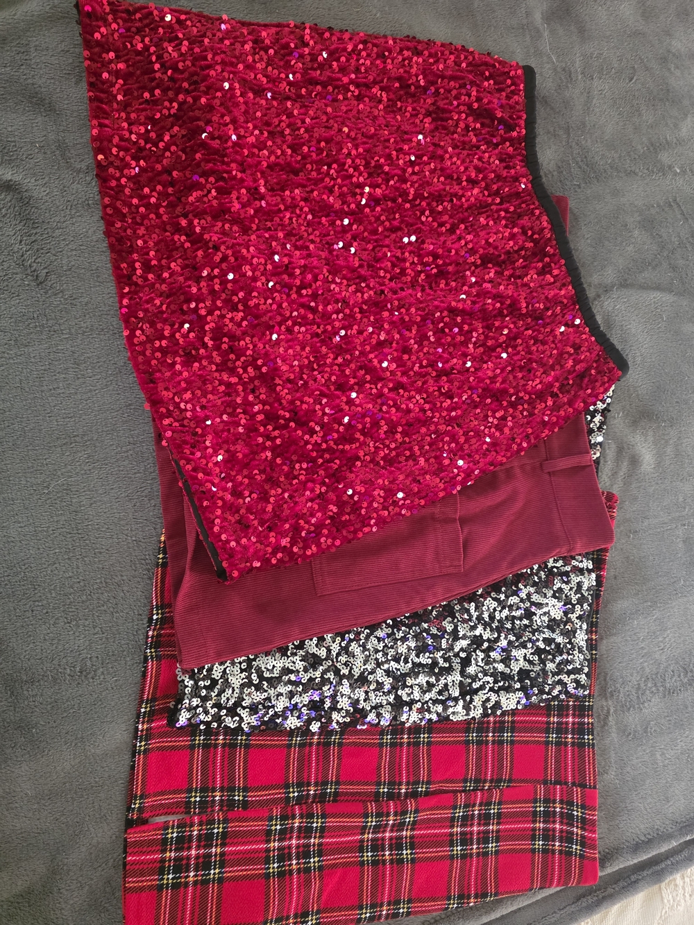 SHEIN Set Of 4 Mini Skirts -  Party Look